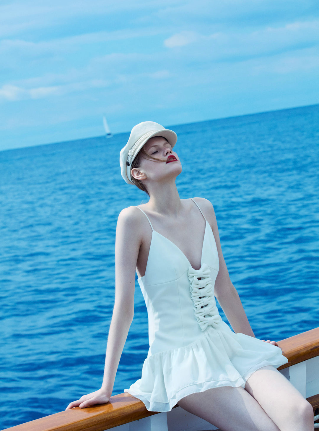 Josie Micro Mini Dress - Cream | For Love and Lemons