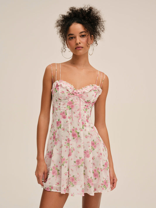 Kate Mini Dress - Pink | For Love and Lemons