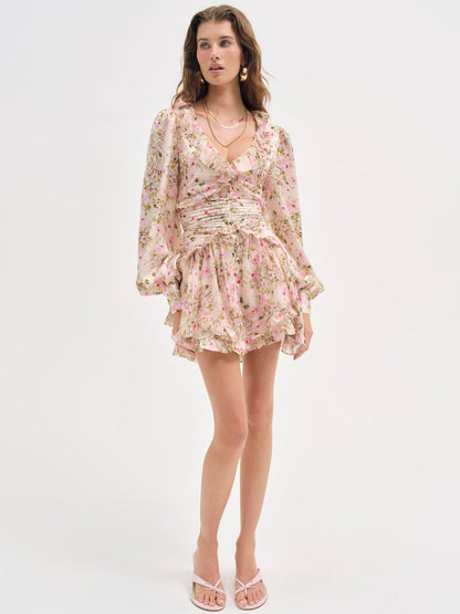 Jayleen Mini Dress - Light Pink | For Love and Lemons