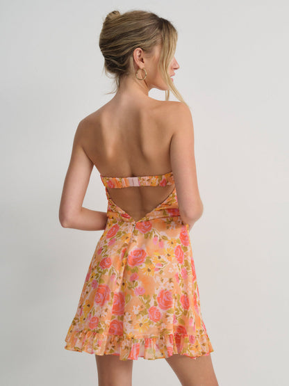Teagan Mini Dress - Yellow | For Love and Lemons