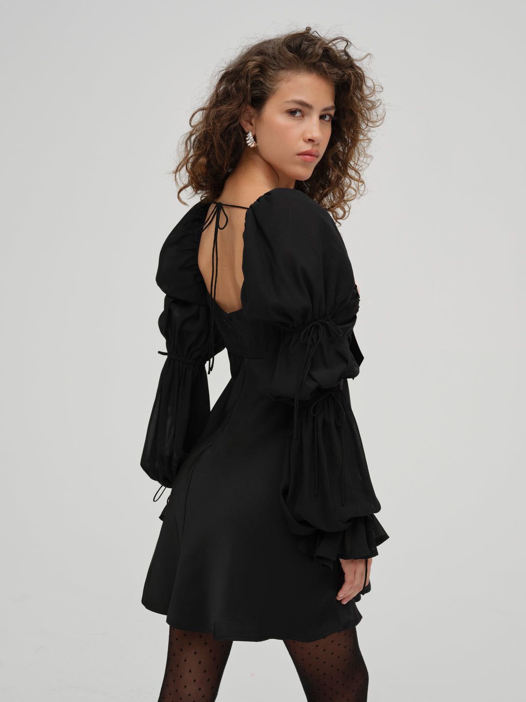 Jillian Mini Dress - Black | For Love and Lemons