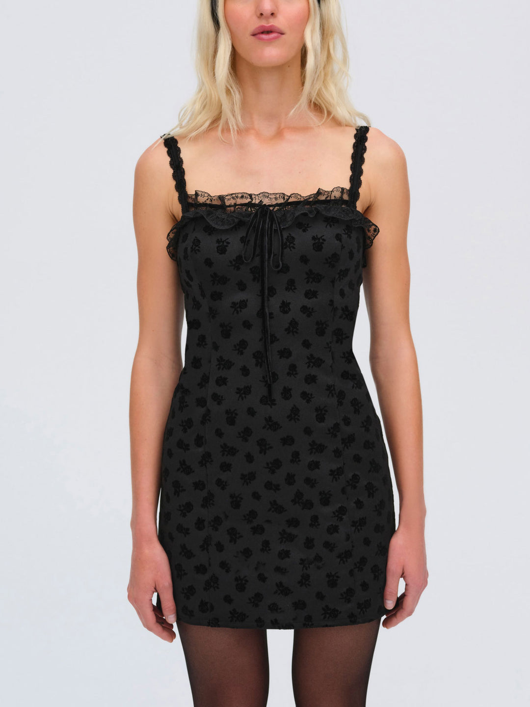 Claira Mini Dress - Black | For Love and Lemons