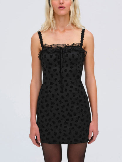 Claira Mini Dress - Black | For Love and Lemons
