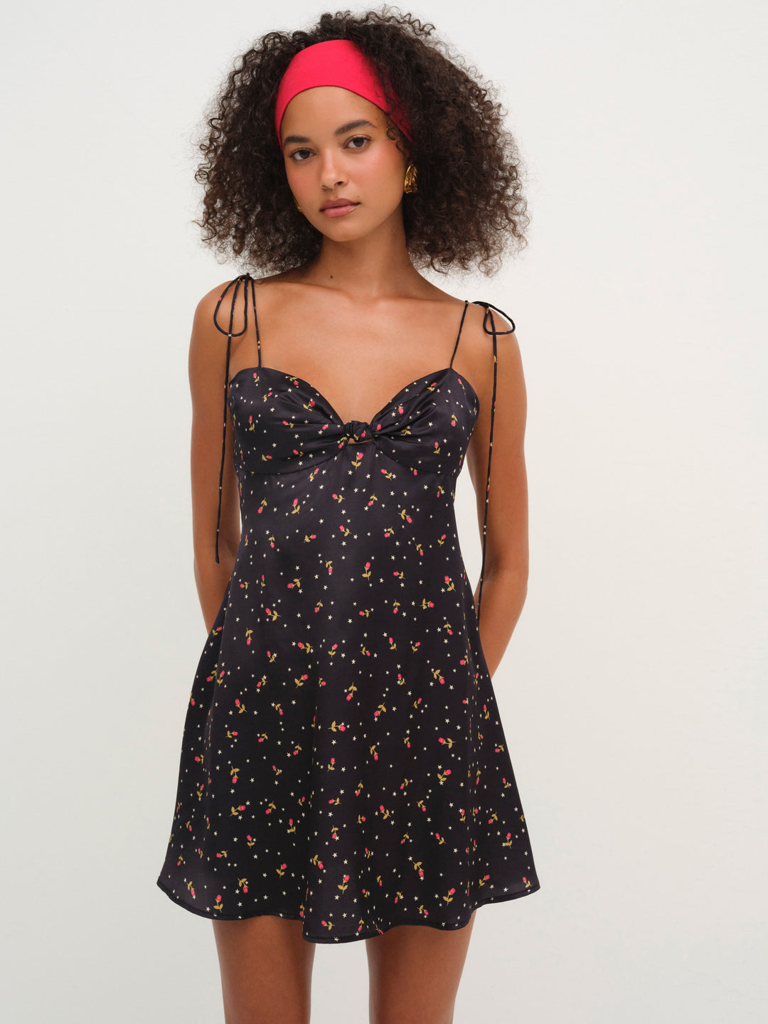 Adira Mini Dress - Black | For Love and Lemons