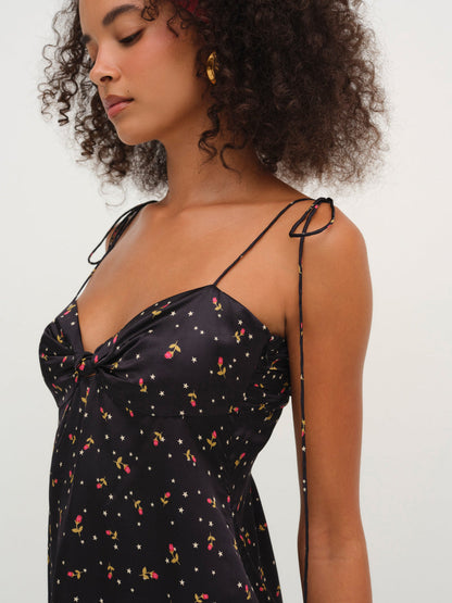 Adira Mini Dress - Black | For Love and Lemons
