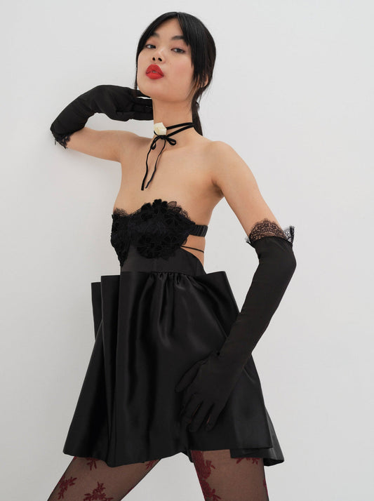Virginia Mini Dress - Black | For Love and Lemons