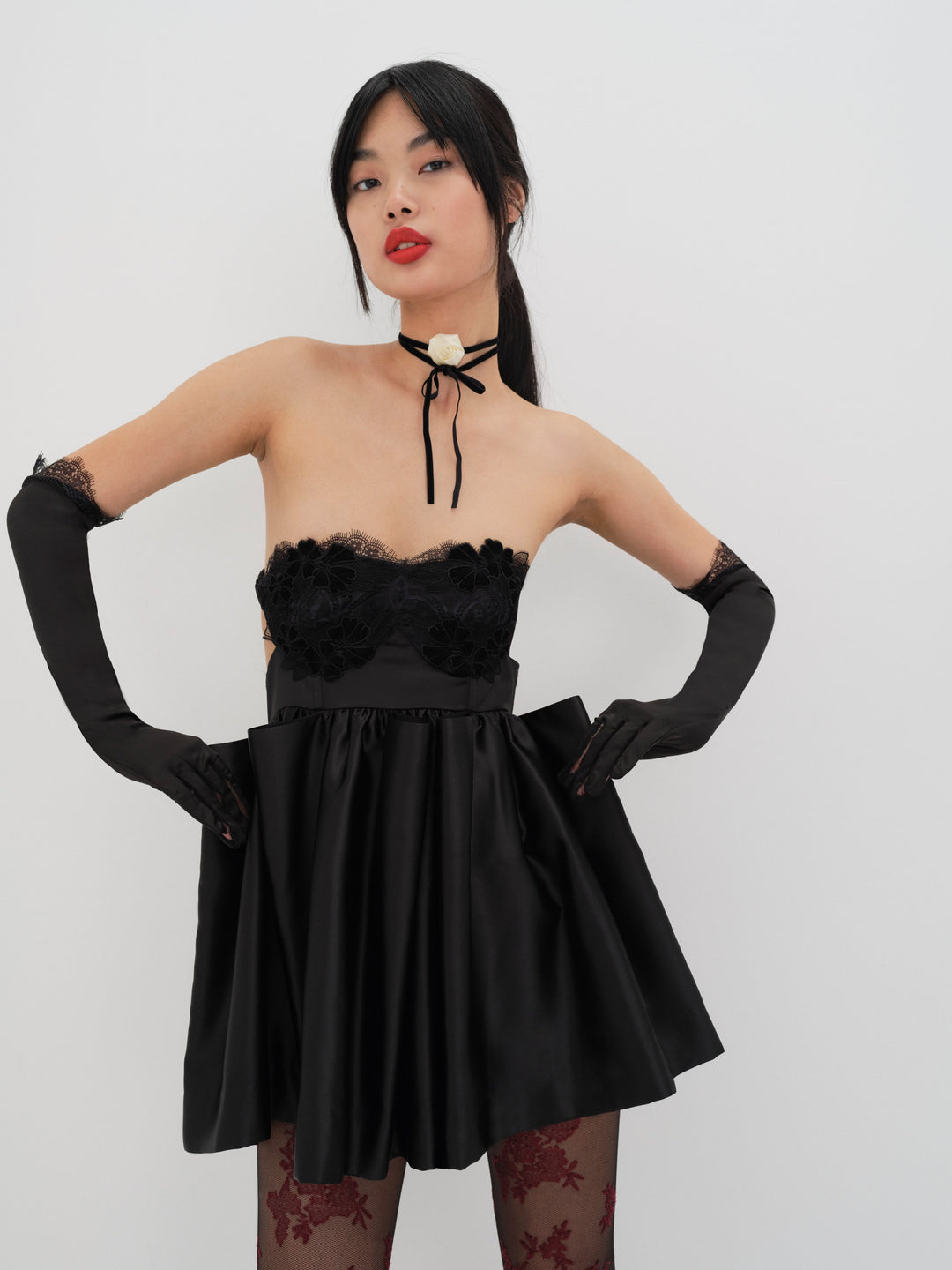 Virginia Mini Dress - Black | For Love and Lemons
