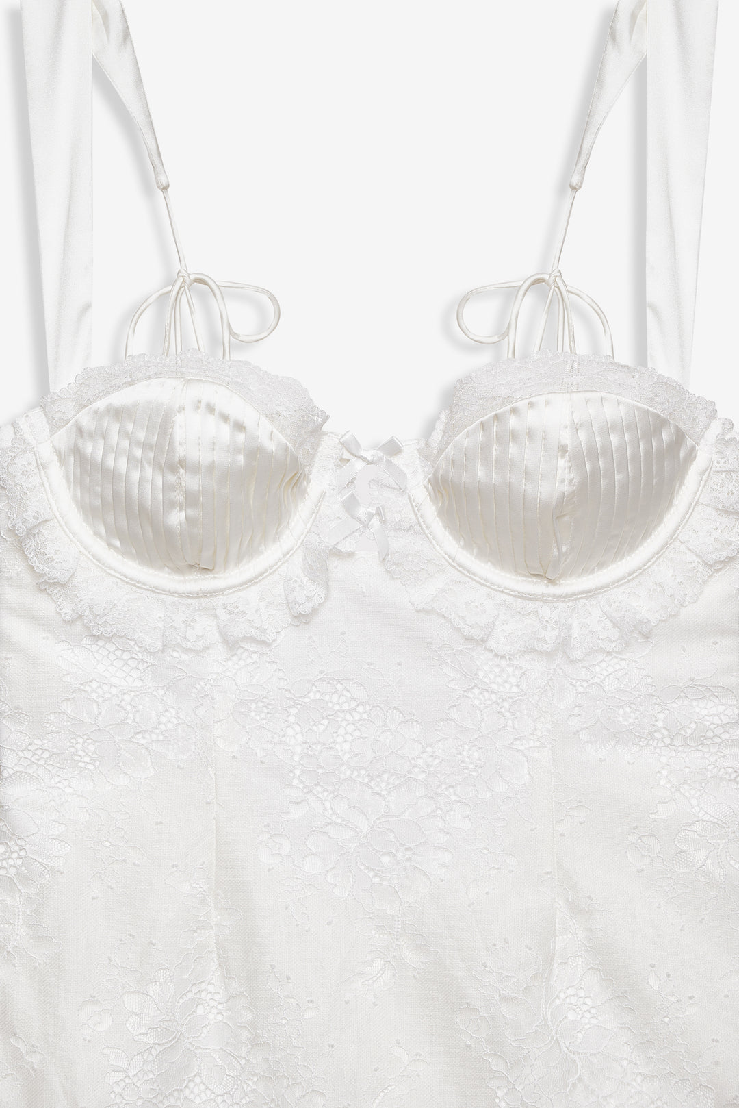 Allira Lace Mini Dress - White | For Love and Lemons