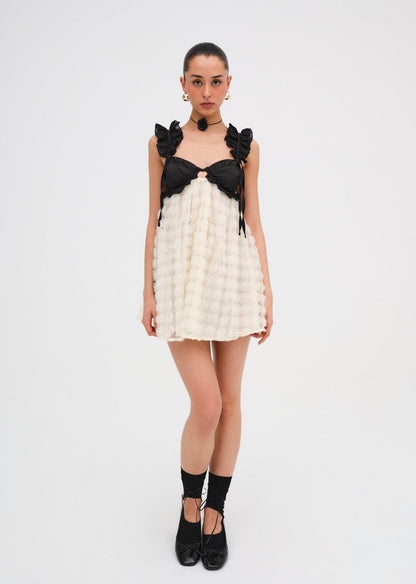Poppy Mini Dress - Ivory | For Love and Lemons