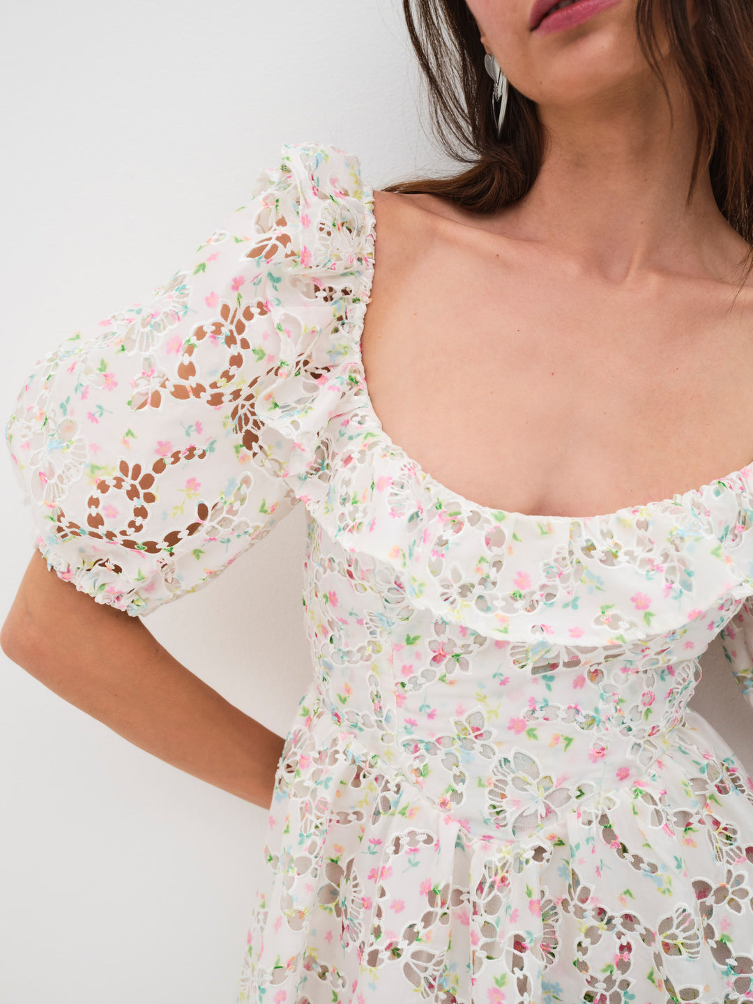 Magnolia Mini Dress - White | For Love and Lemons