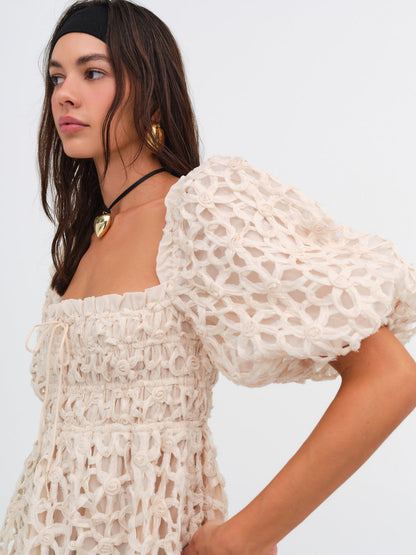 Brooke Mini Dress - White | For Love and Lemons