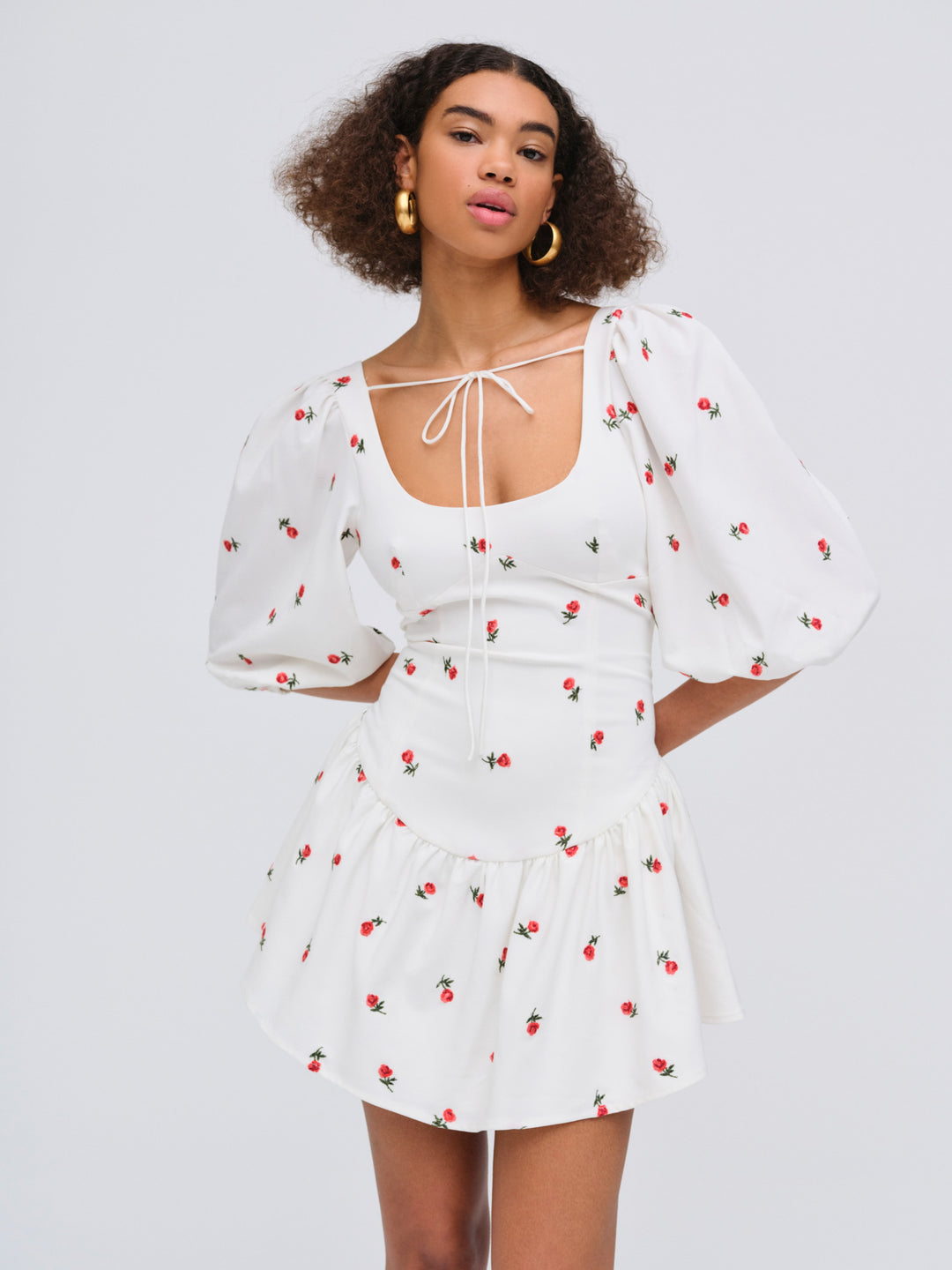 Talia Mini Dress - Cream | For Love and Lemons