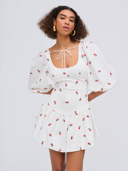 Talia Mini Dress - Cream | For Love and Lemons