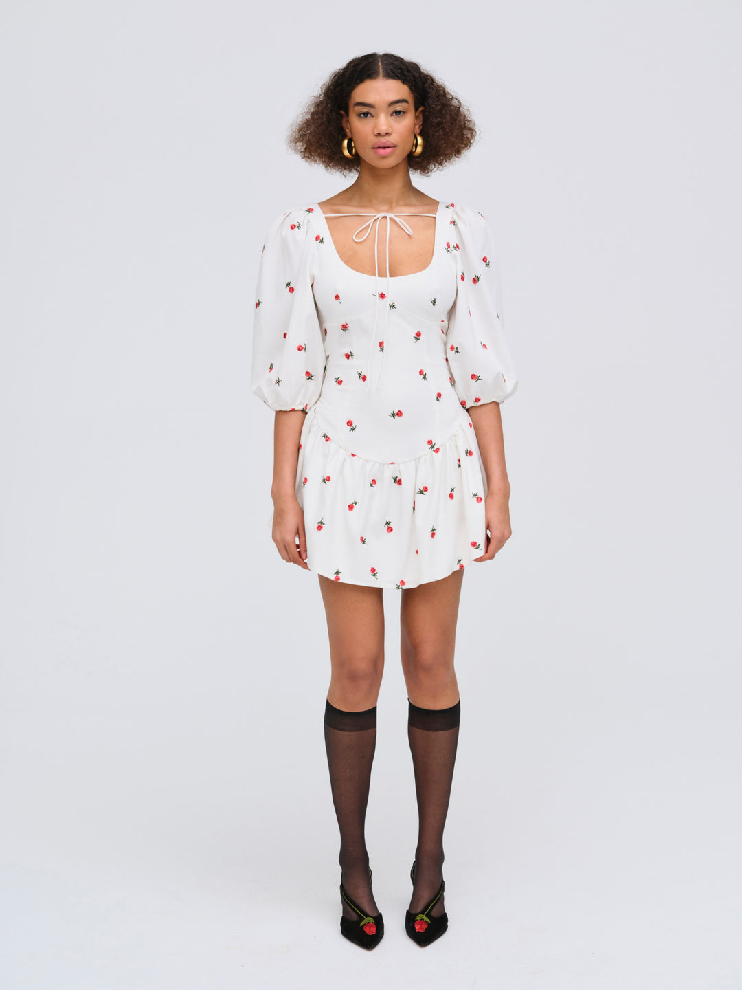 Talia Mini Dress - Cream | For Love and Lemons