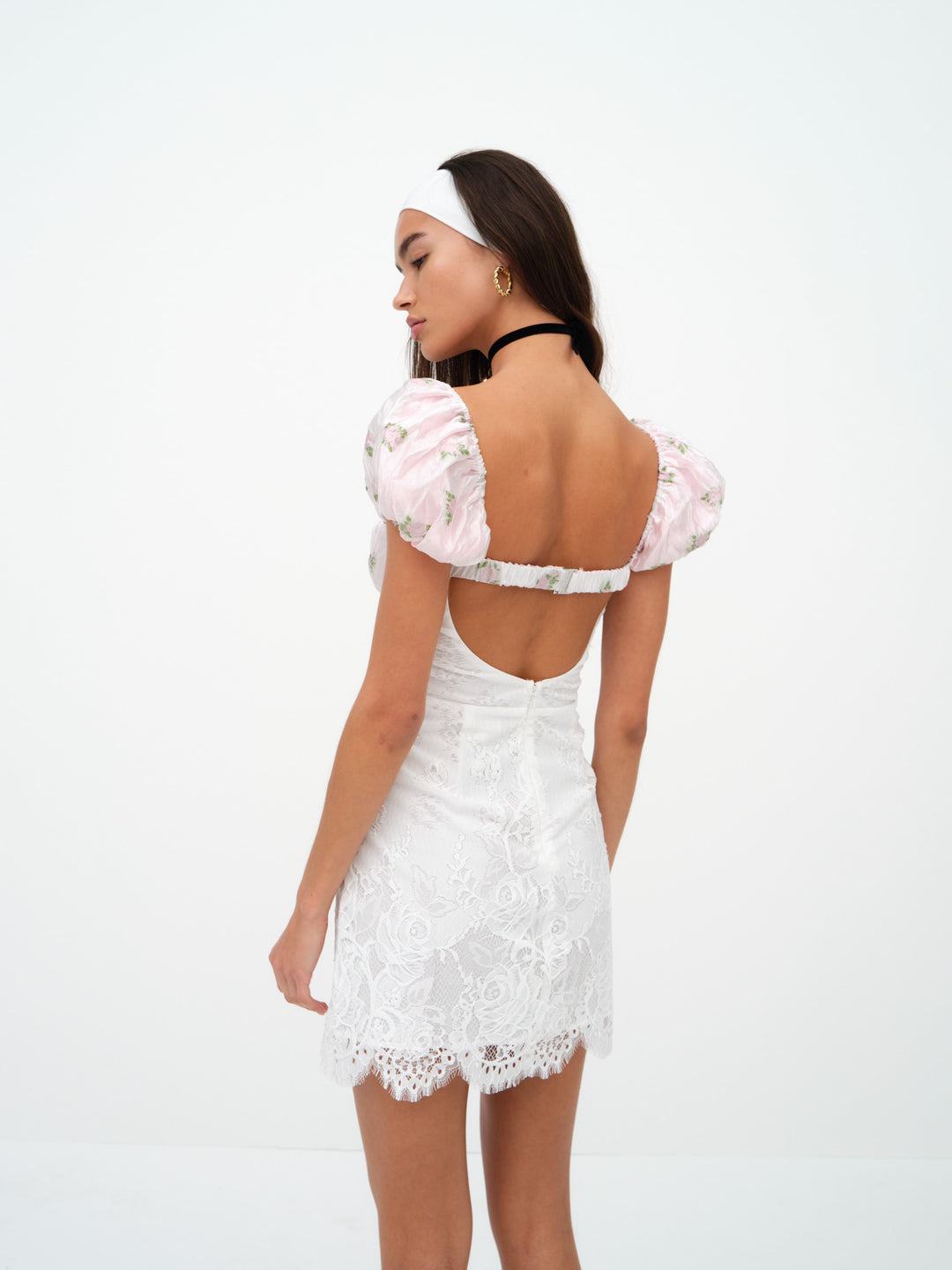 London Mini Dress - White | For Love and Lemons
