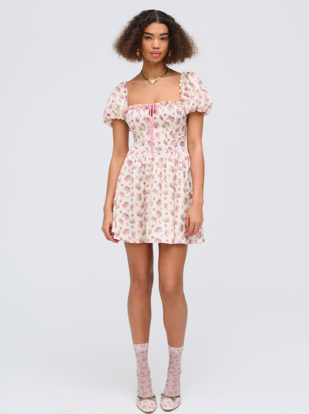 Etienne Mini Dress - Pink | For Love and Lemons