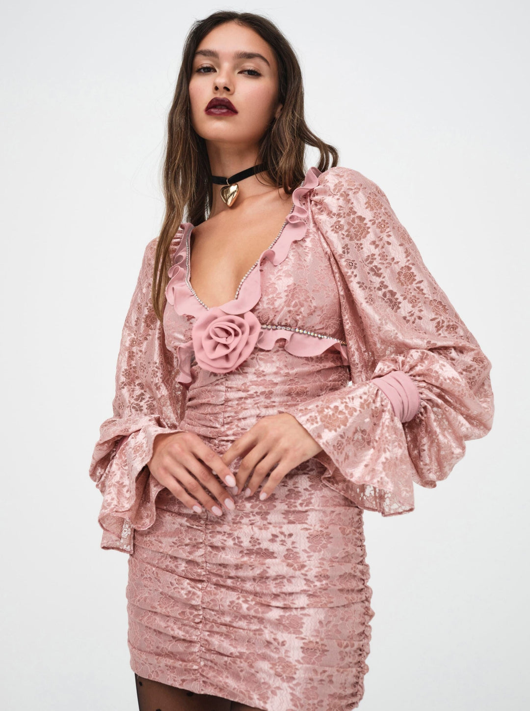 Shawn Mini Dress - Pink | For Love and Lemons