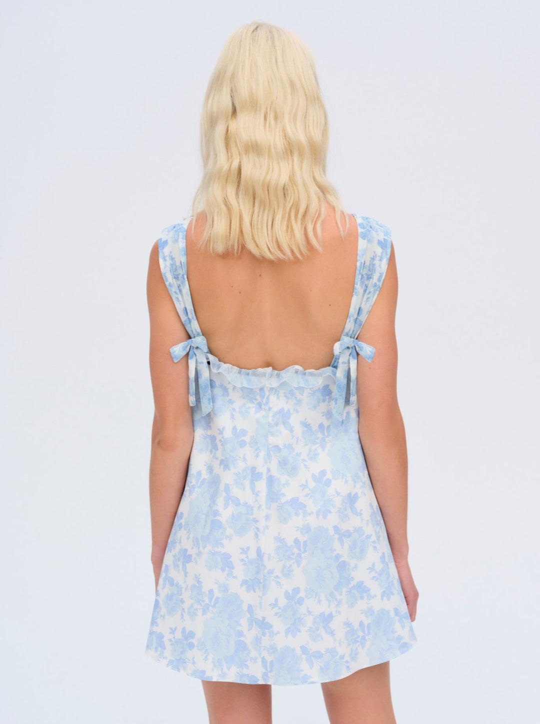 Oliver Mini Dress - Blue | For Love and Lemons