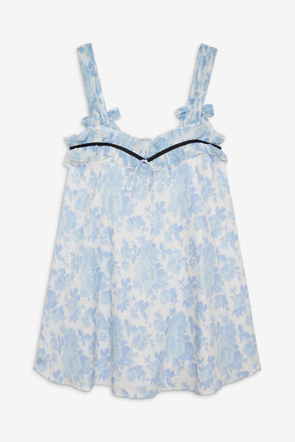 Oliver Mini Dress - Blue | For Love and Lemons