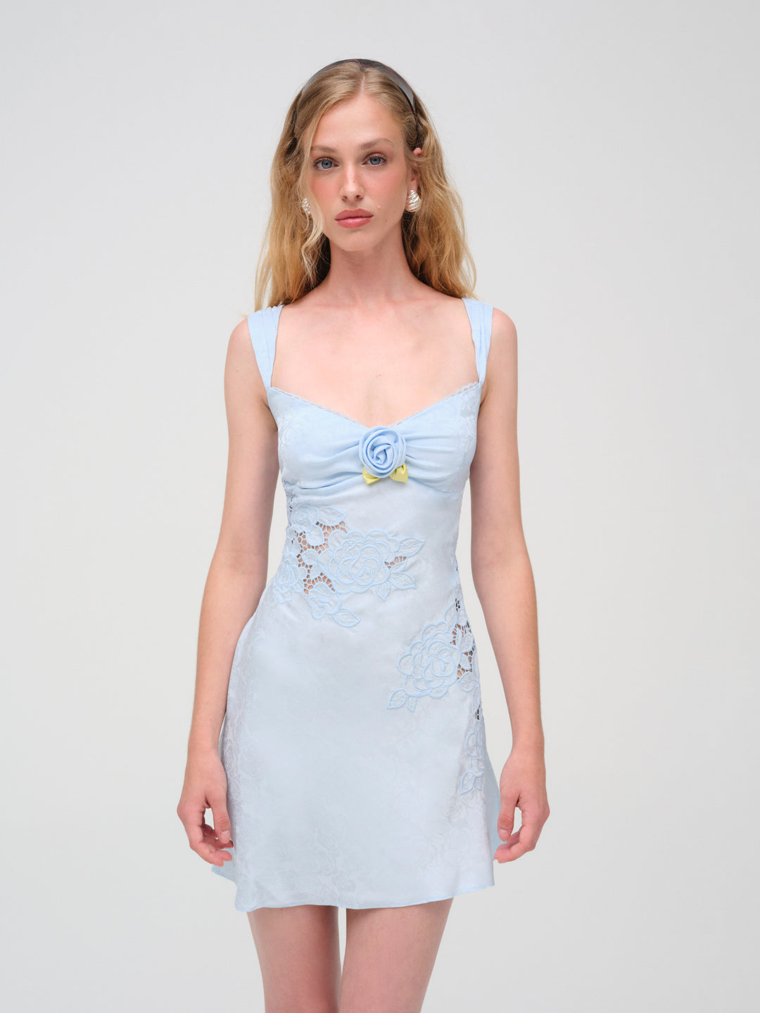 Claudia Mini Dress - Blue | For Love and Lemons