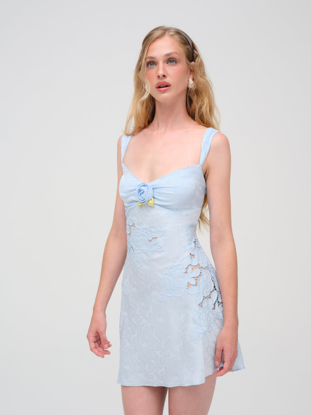 Claudia Mini Dress - Blue | For Love and Lemons
