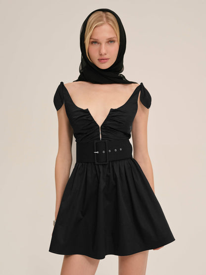 Quinne Mini Dress - Black | For Love and Lemons