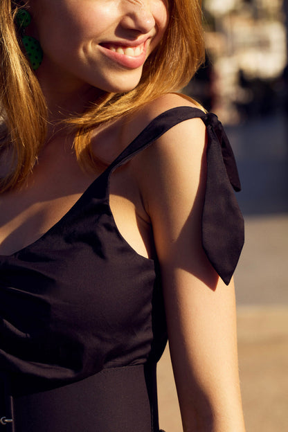 Quinne Mini Dress - Black | For Love and Lemons