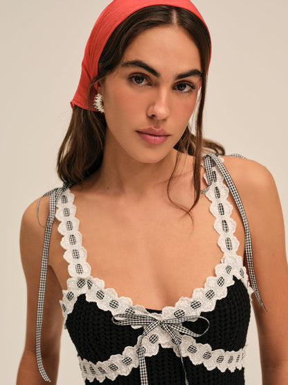 Becka Mini Dress - Black | For Love and Lemons