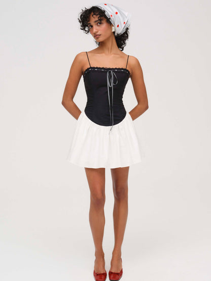 Annabella Mini Dress - Black | For Love and Lemons