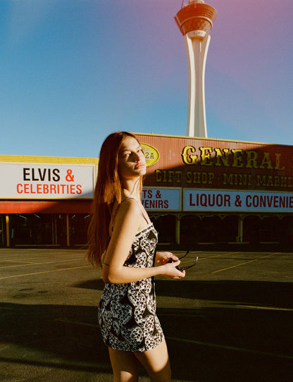 Claire Mini Dress - Black | For Love and Lemons