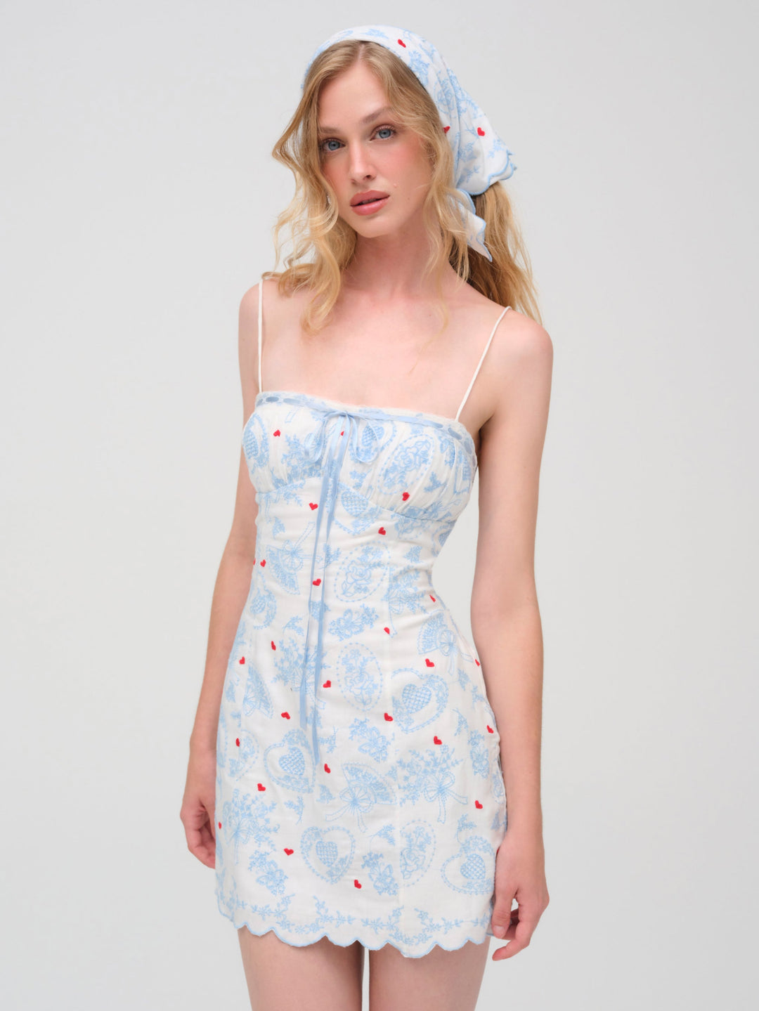 Claire Mini Dress - White | For Love and Lemons