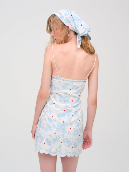 Claire Mini Dress - White | For Love and Lemons