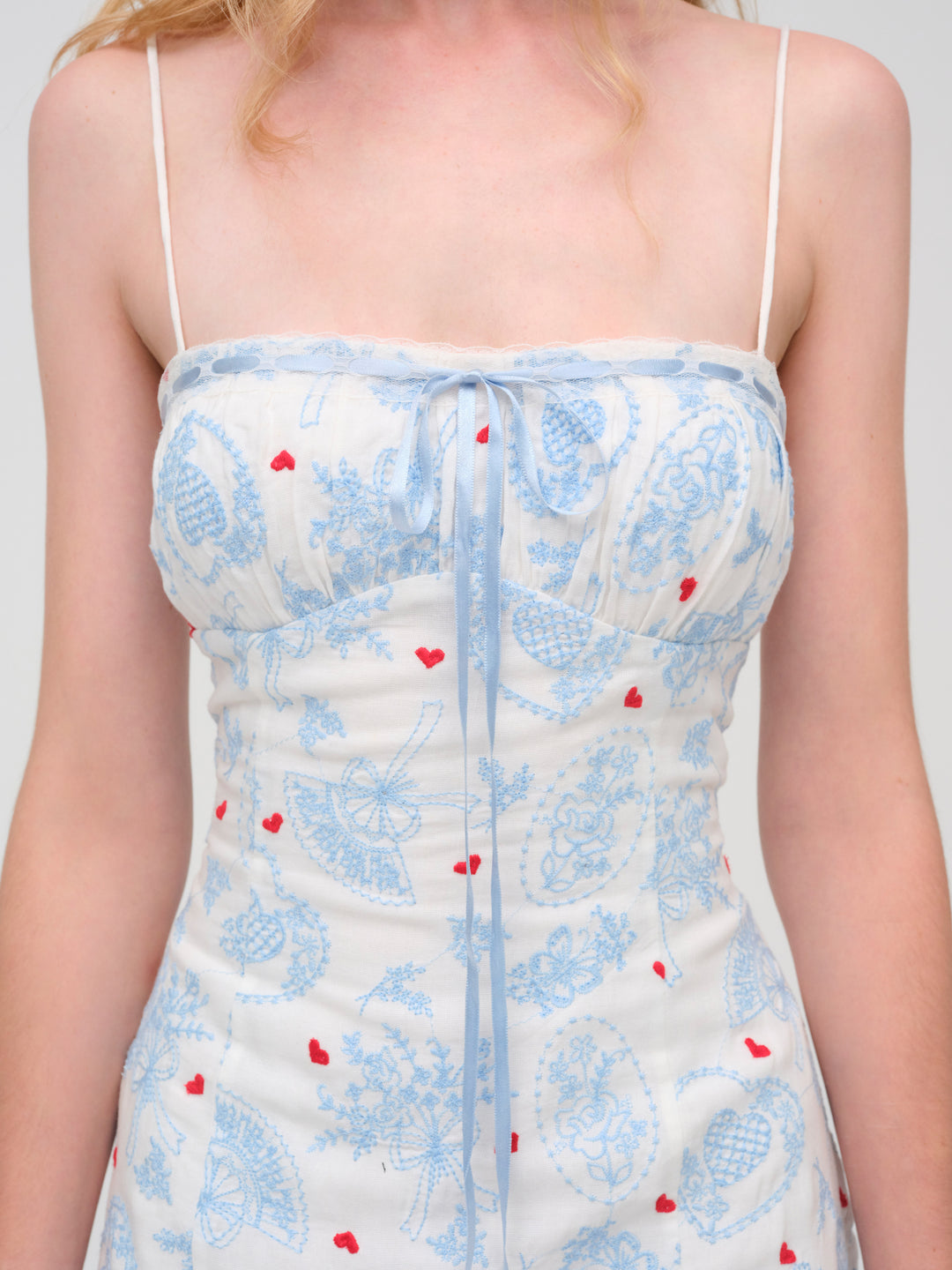 Claire Mini Dress - White | For Love and Lemons