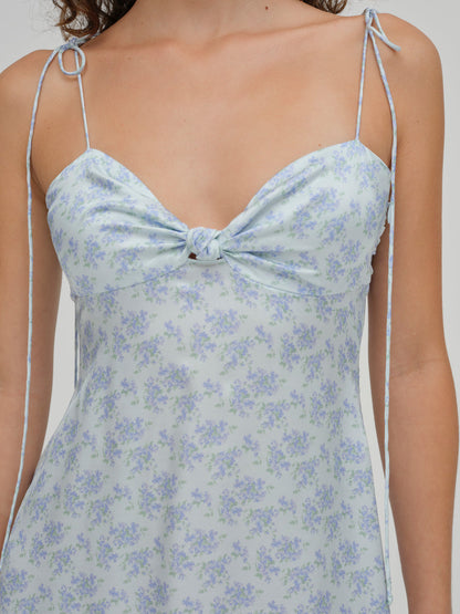Adira Mini Dress - Blue | For Love and Lemons