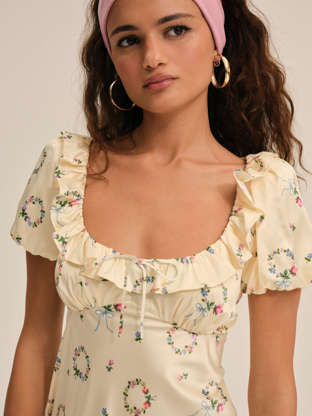 Jaida Mini Dress - Yellow | For Love and Lemons