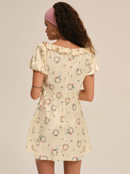 Jaida Mini Dress - Yellow | For Love and Lemons