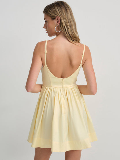 Doris Mini Dress - Yellow | For Love and Lemons