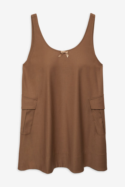 Elanah Mini Dress - CAMEL | For Love and Lemons