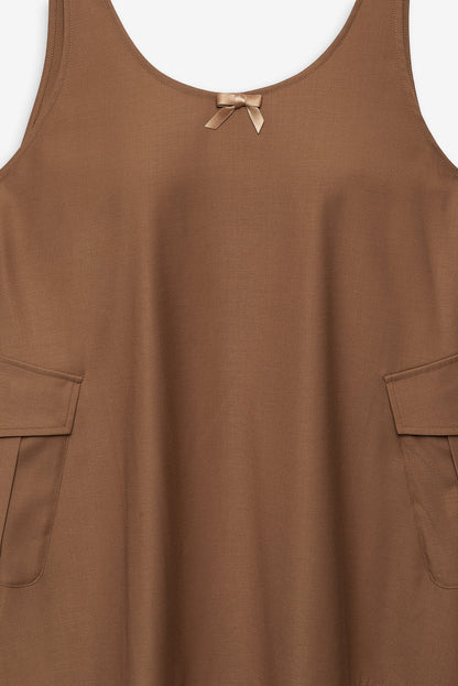 Elanah Mini Dress - CAMEL | For Love and Lemons
