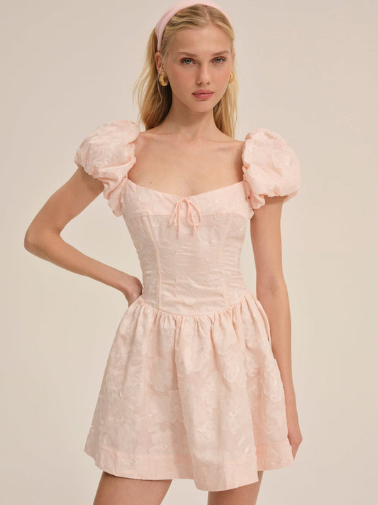 Florence Mini Dress - Peach | For Love and Lemons