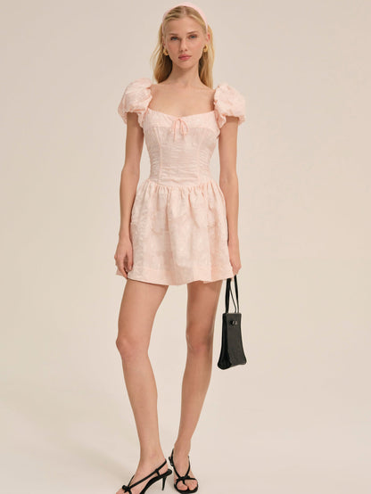Florence Mini Dress - Peach | For Love and Lemons