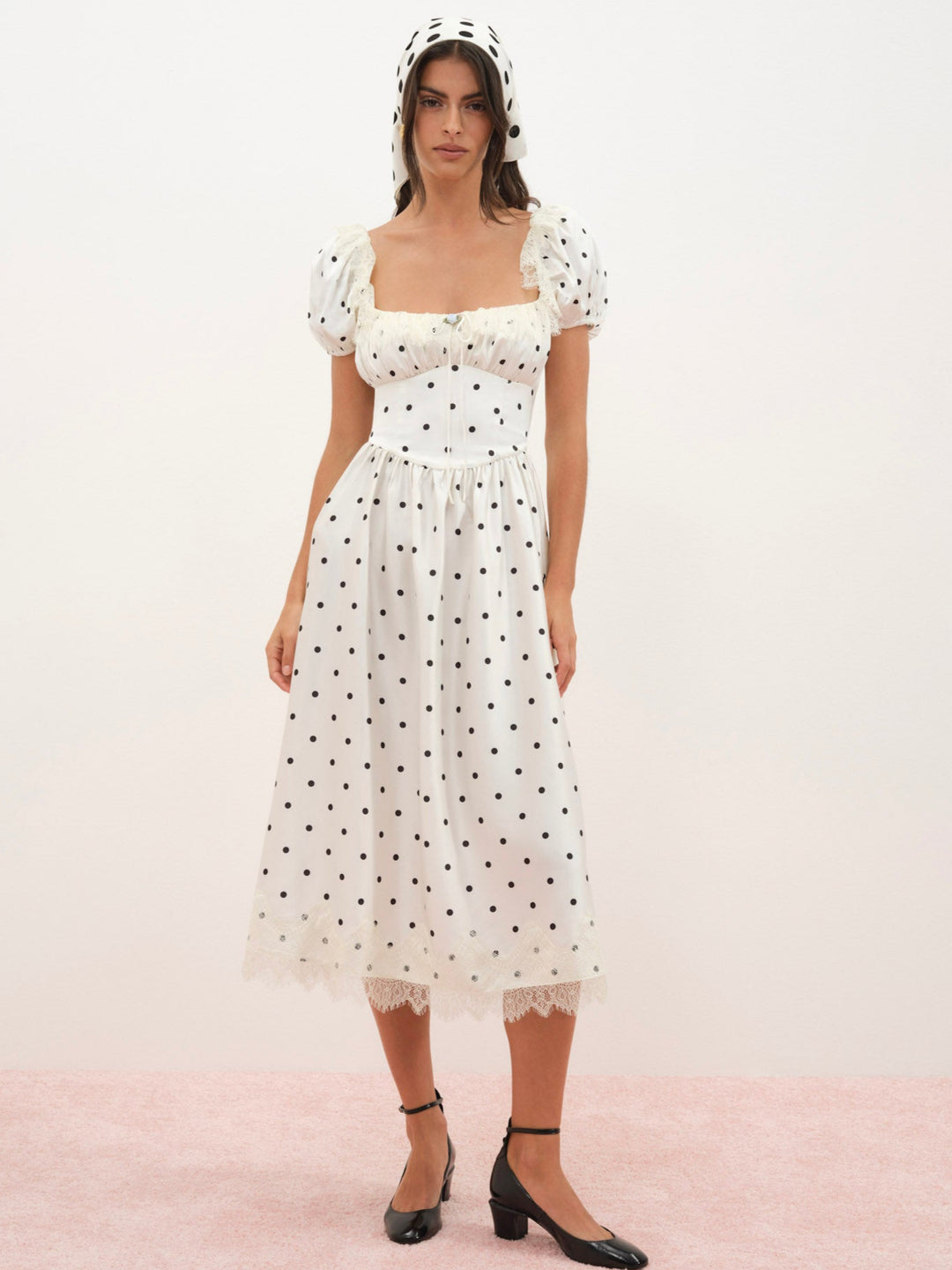 Ines Midi Dress - Cream | For Love and Lemons