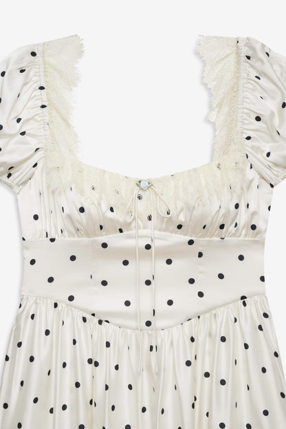 Ines Midi Dress - Cream | For Love and Lemons