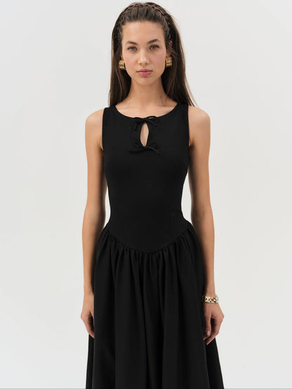 Anika Midi Dress - Black | For Love and Lemons