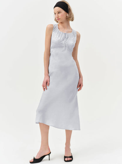 Madalie Midi Dress - Blue | For Love and Lemons