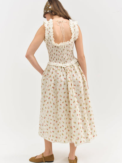 Morgan Midi Dress - White | For Love and Lemons
