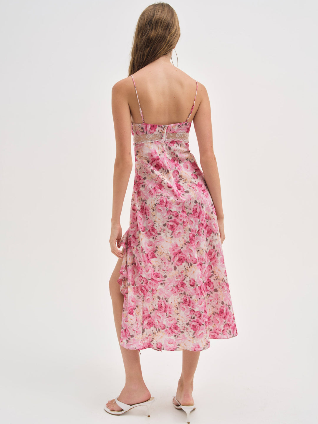 Angelina Midi Dress - Pink | For Love and Lemons