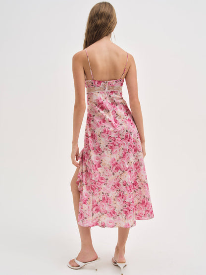 Angelina Midi Dress - Pink | For Love and Lemons