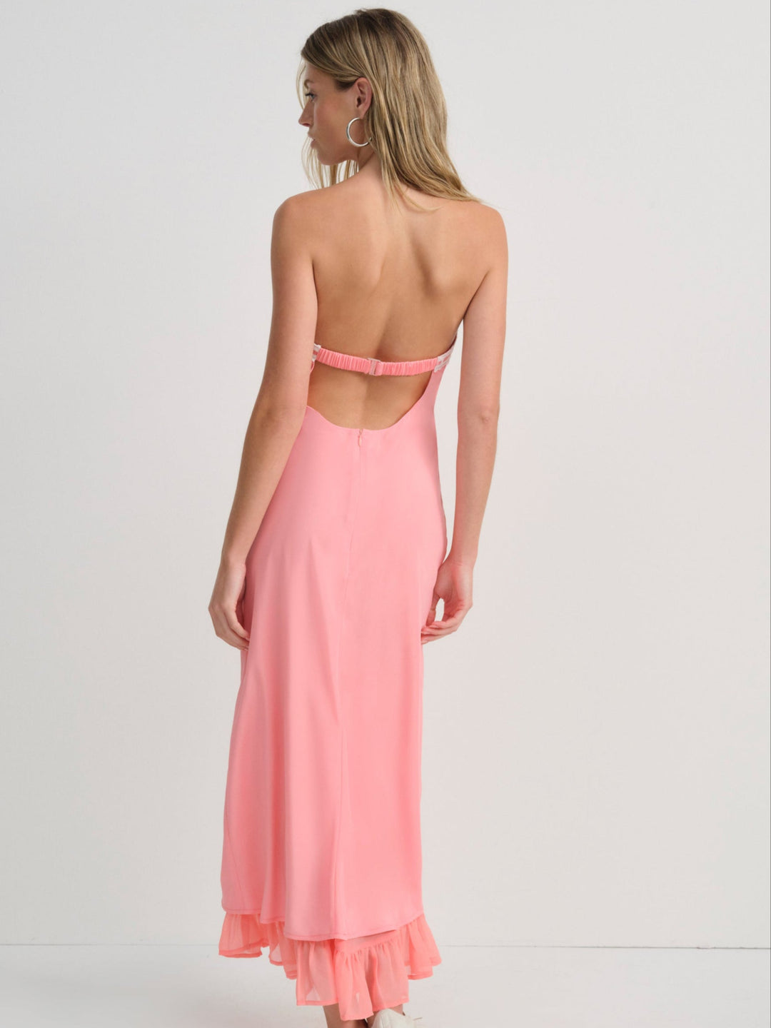 Daisy Mae Midi Dress - Coral | For Love and Lemons