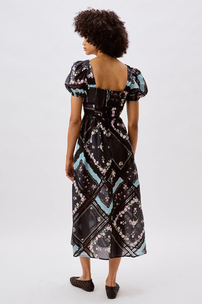 Margaret Midi Dress - Black | For Love and Lemons